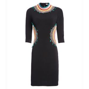 ❤️SOLD❤️Alice + Olivia Tamson 3/4 Sleeve Embroidered Dress